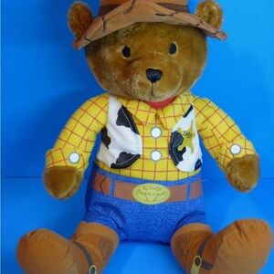 Disney Toy Story Woody the Sheriff Teddy Bear 16-inch Plush Animal